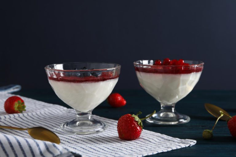 membuat panna cotta